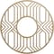Ekena Millwork Empire Wood Fretwork Pierced Ceiling Medallion, Hickory, 24"OD x 8 3/4"ID x 3/8"T CMWP24X24X0375EPHI - alternate 1